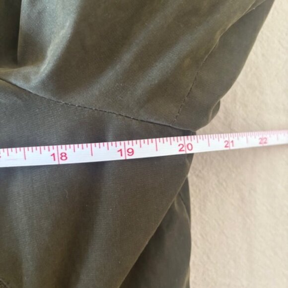 NAUTICA Olive Green Water Resistant Parka Jacket size large - Picture 5 of 6